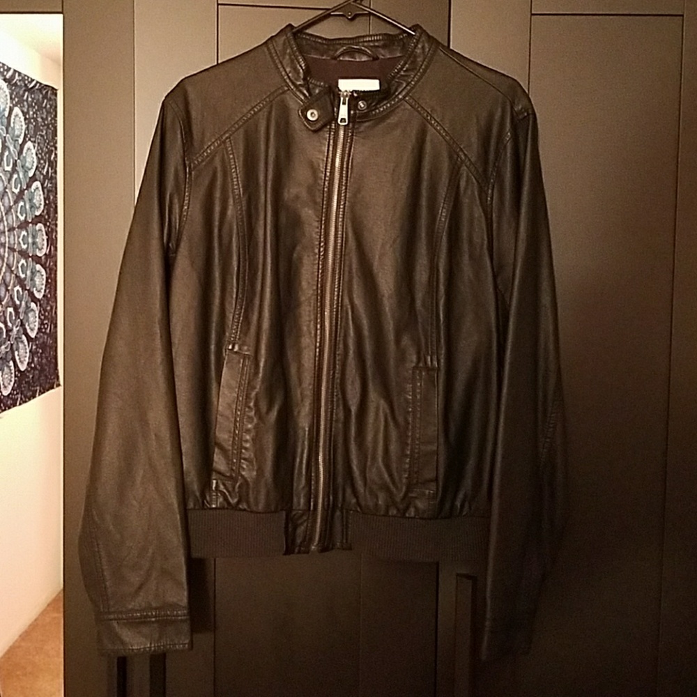 Faux Leather Jacket